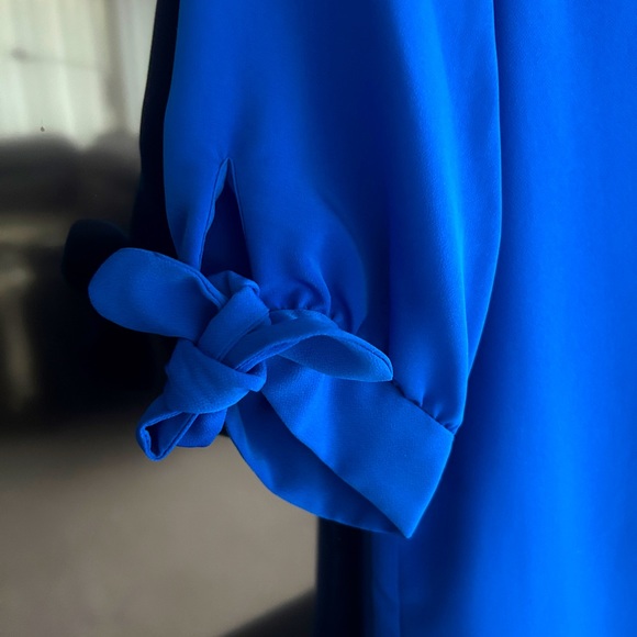 Laura Petites Royal Blue Dress Size 10 - Picture 2 of 4